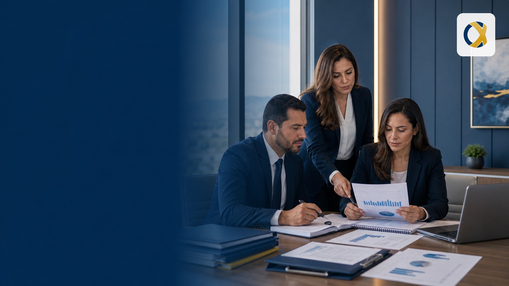 Equipo profesional realizando una auditoría externa en El Salvador