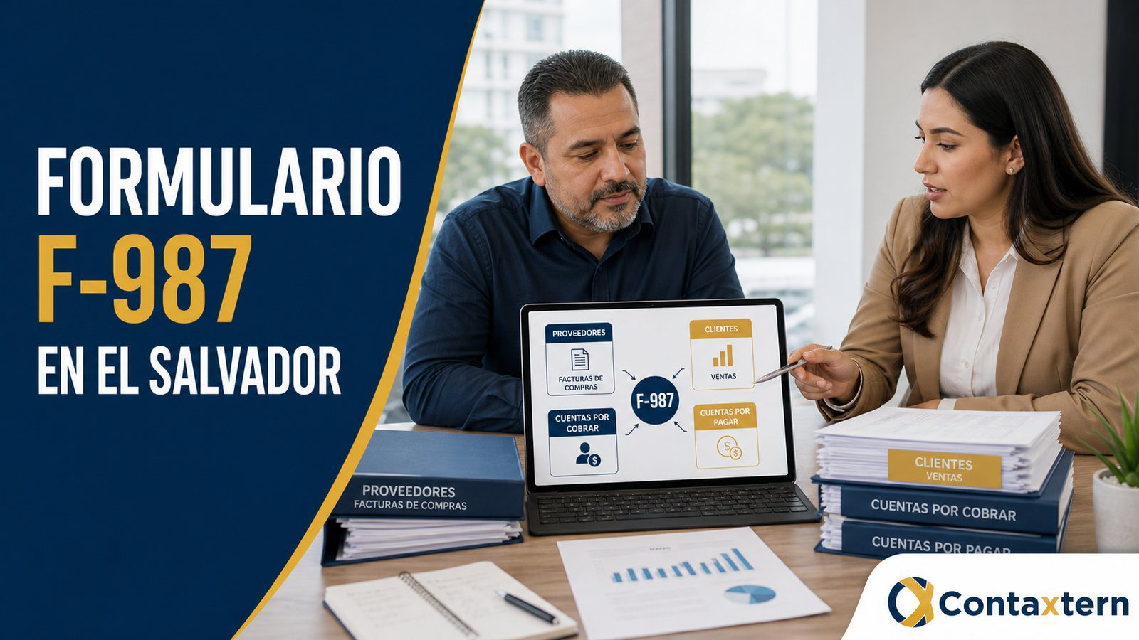Formulario F-987 en El Salvador: proveedores, clientes, acreedores y deudores 2026