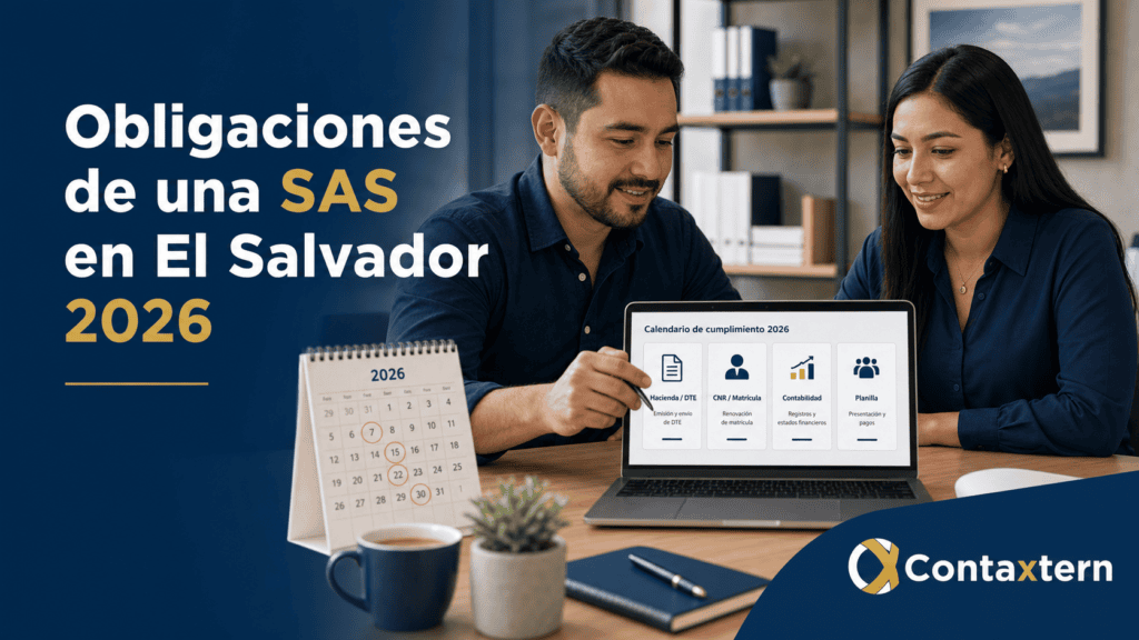 Obligaciones de una SAS en El Salvador 2026
