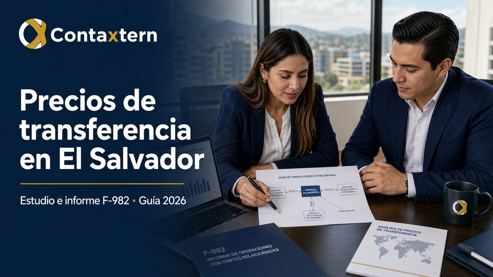 Precios de transferencia en El Salvador: especialistas revisando un estudio y el informe F-982