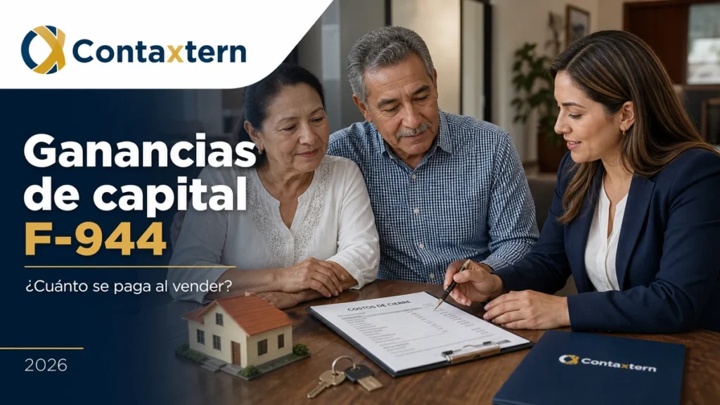 Ganancias de capital en El Salvador: una pareja revisa la venta de su vivienda con una asesora