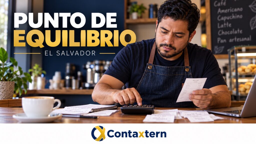 Punto de equilibrio de un café en El Salvador calculado con costos y ventas